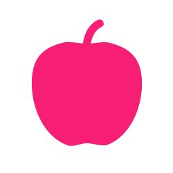 Apple icon for educators of a preschool franchise
