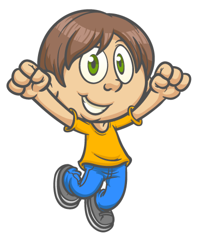 Boy cartoon for a kids franchise